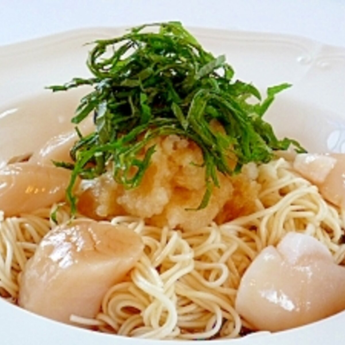 ホタテと青じそのおろしそうめん レシピ 作り方 By ぽんぽんぷー 楽天レシピ ホタテと青じそのおろしそうめん レシピ 作り方 By ぽんぽんぷー 楽天レシピ